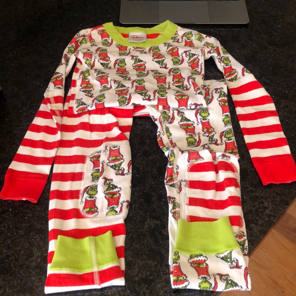 Hanna Andersson Christmas Grinch Pajamas